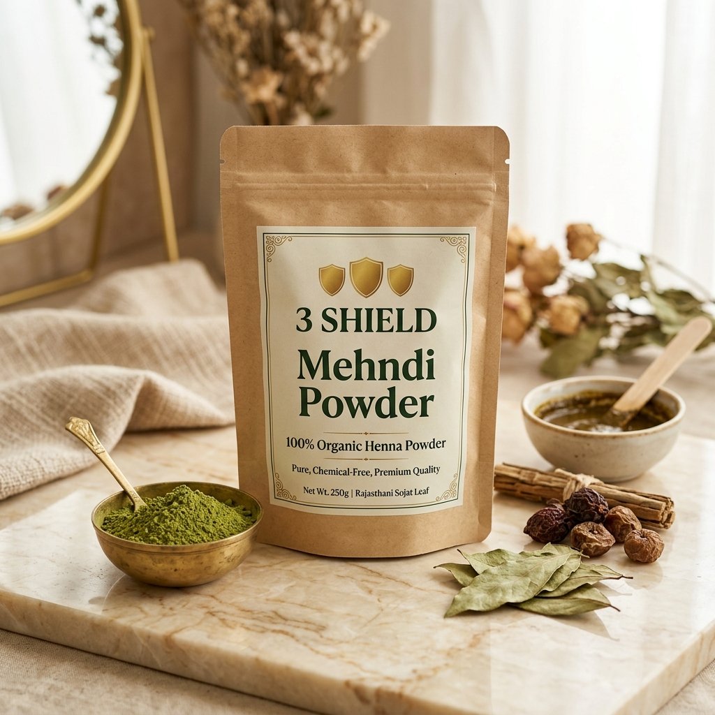3 Shield Mehndi Powder